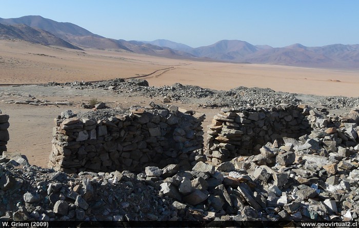 Desierto de Atacama: Ruinas de la mina Borracha