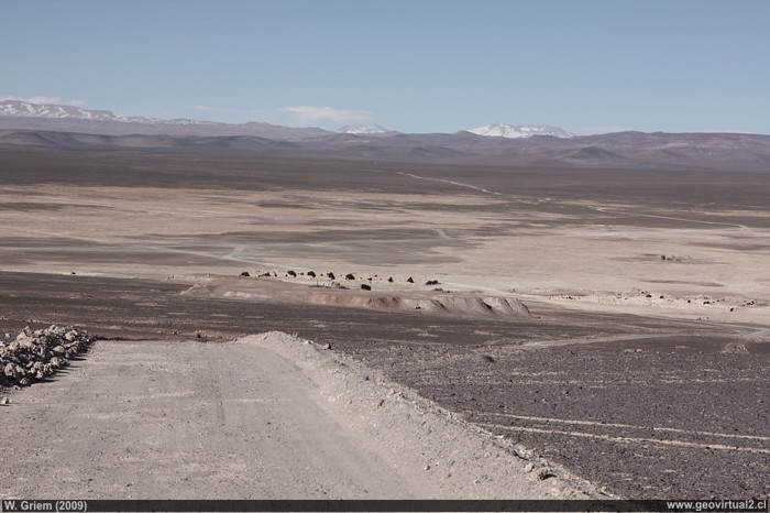 Atacama-Wüste: Landschaft der Salpeter Lagerstätten