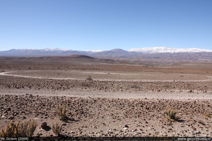 Aerodromo de Chañar, desierto de Atacama - Chile