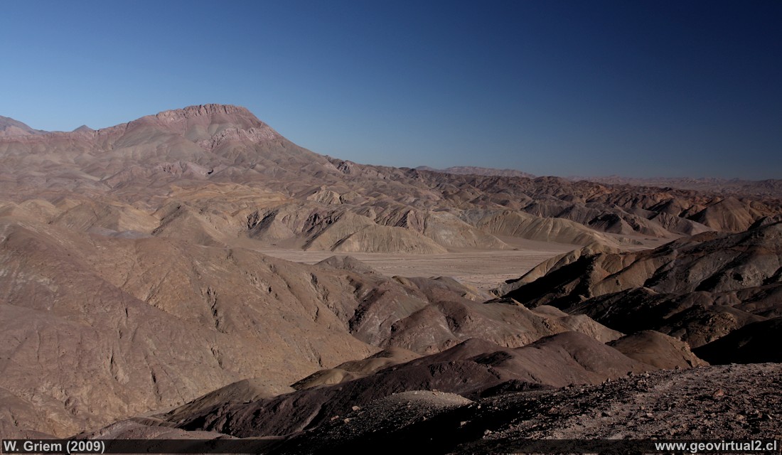 Desierto de Atacama, sector Mirador de Llampos