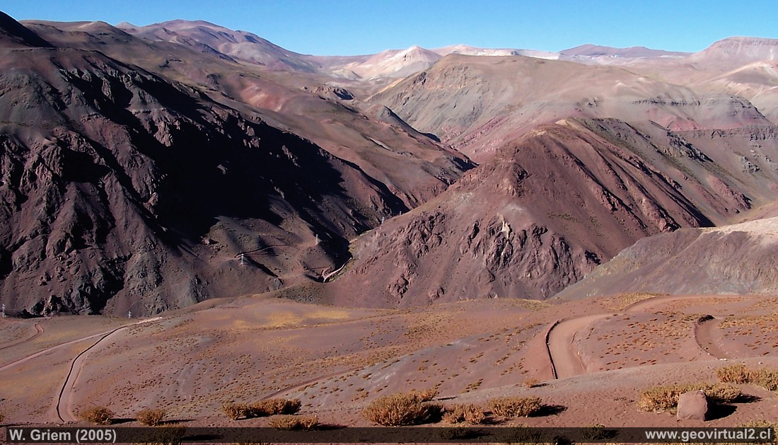 Quebrada Paredones en el desierto de Atacama, Chile