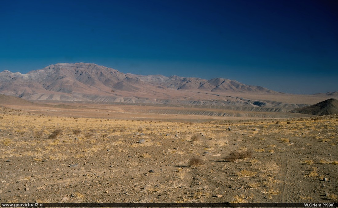Cerro Peineta en el desierto de Atacama, Chile
