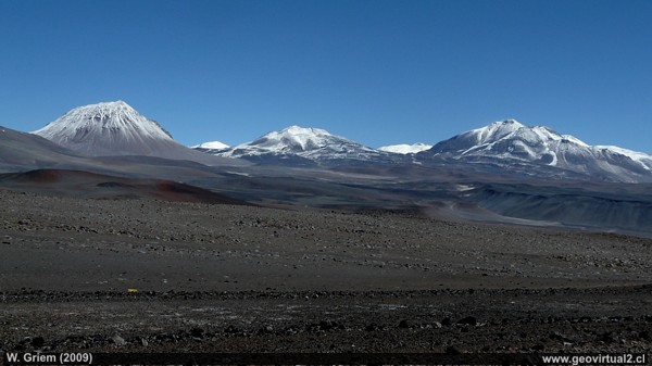 Cordillera de los Andes en Atacama, Chile