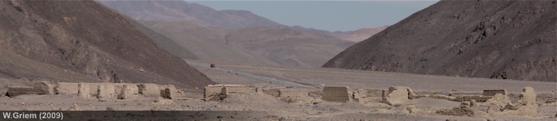 Die Ruinen von Puquios in der chilenischen Atacama Wüste