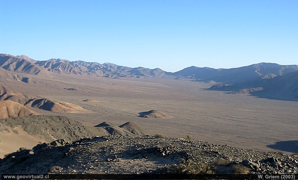 Die Atacama Wüste bei Copiapo, Chile