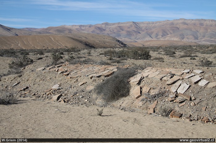 Linea ferrea a Bandurrias, Atacama