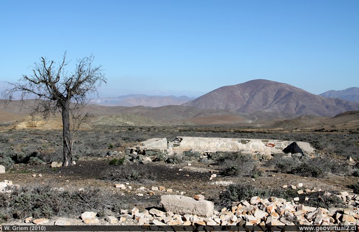 Der ehemalige Bahnhof von Carrizal Alto, Atacama - Chile 
