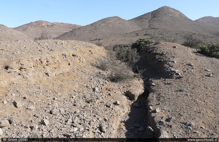 Linea ferrea de la mina Coquimbana, Region de Atacama - Chile