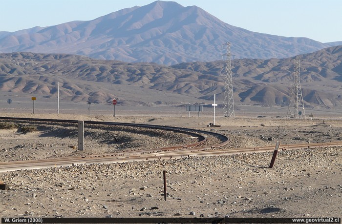 Empalme de la linea longitudinal en Diego de Almagro, Region de Atacama