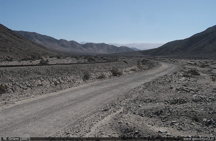 Linea ferrea Longitudinal en la Region de Atacama, Chile