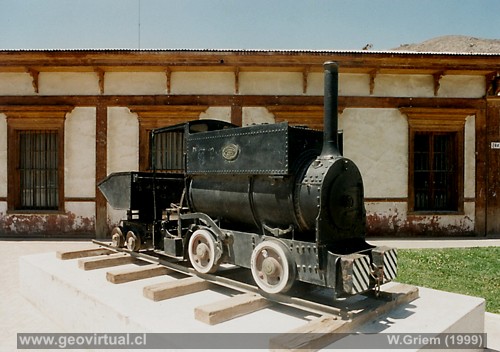 Dampflok der Firma Black Hawtorn & Co um 1887 gebaut - In Copiapó / Chile