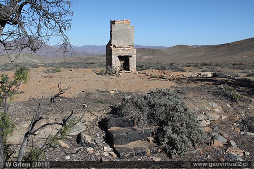 Carrizal Alto, ein verlassener Minen Ort inmitten der Atacama-Wüste, Chile