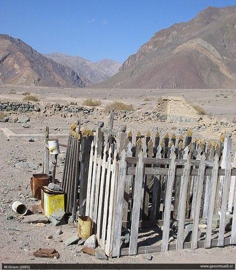 Cementerio de Puquios en la Region de Atacama, Chile