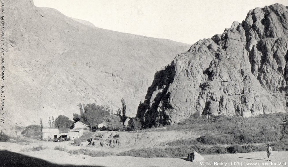 La Puerta en la Región de Atacama en 1929; B. Willis