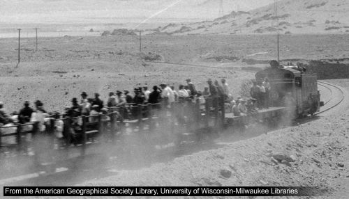 Robert Platt, 1930: Tren en Chañarcillo