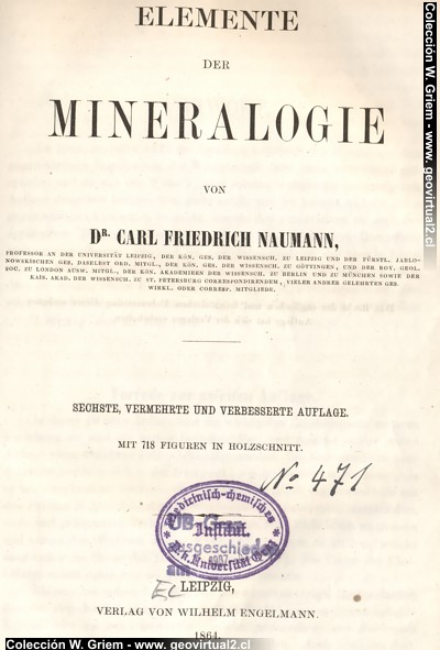 Elementos de la Mineralogía 1864