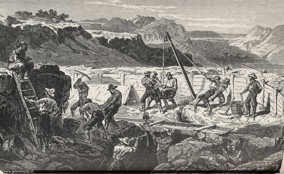 Goldsande in Kalifornien  (Simonin, 1867)