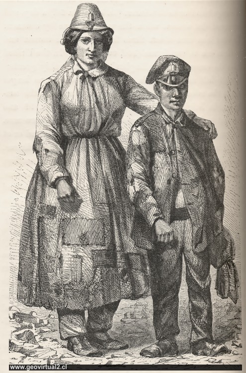 Frau und junger Bergmann (Simonin, 1867)
