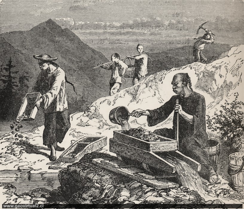 Seifenlagerstätte in Australien (Simonin, 1867)