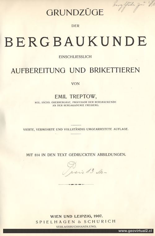 Bergbaukunde, Emil Treptow