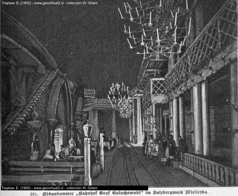 Salzbergwerk Wieliczka in Polen (E. Treptow, 1900)