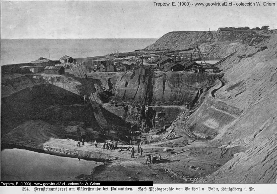 Bernstein-Mine an der Ostsee (E. Treptow, 1900)