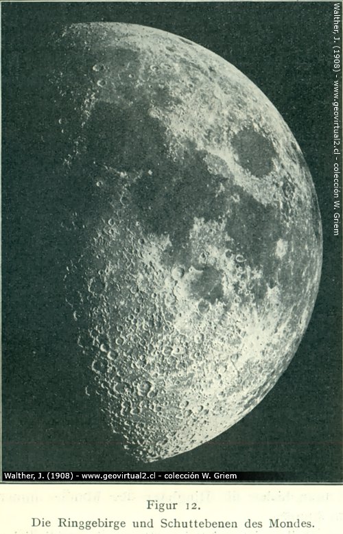 La luna foto de Carl Pulfrich en Walther, 1908