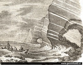 Erosión del mar en Alemania, Burmeister 1851