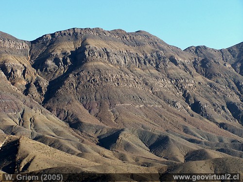 Formación Cerrillos - sector Co. Checo de Plata - Qda. Carrizalillo (Región Atacama / Chile)