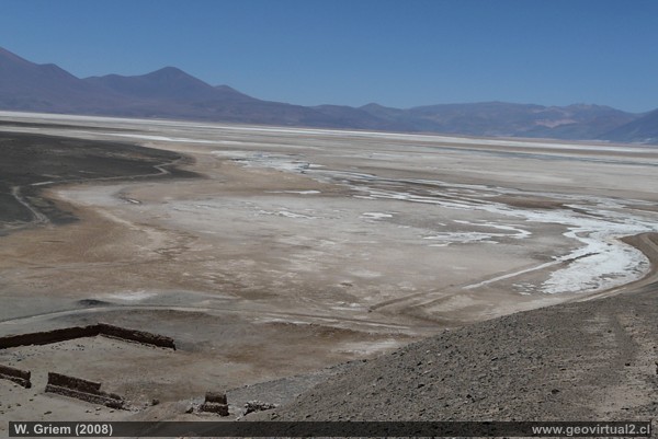 Mina de Borax del Salar de Pedernales en la Región de Atacama, Chile