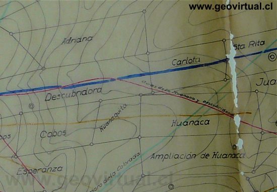 Carta histórica de las minas y pertenencias de Chañarcillo