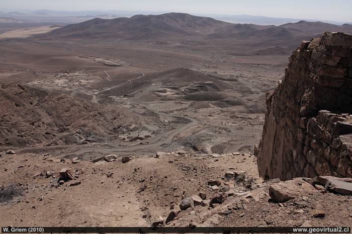 La mina Colorada en Chañarcillo, Atacama (Chile)