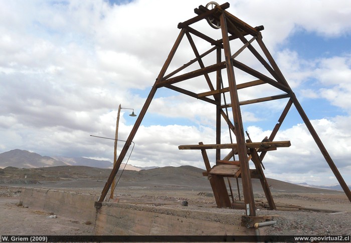 Peinecillo en la mina La Isla de Inca de Oro, Region Atacama - Chile