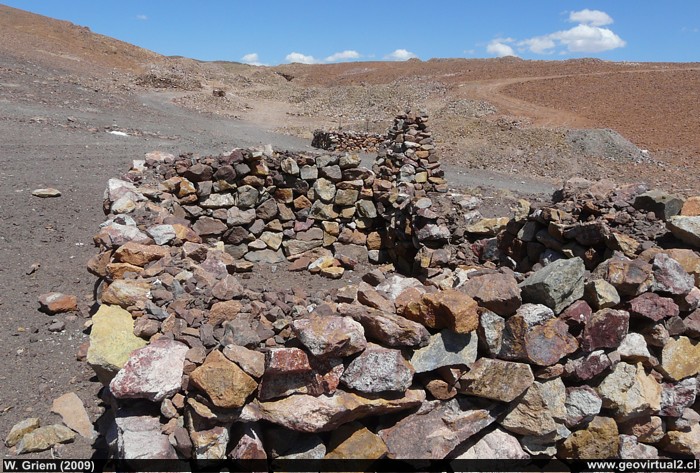 Ruinas de la minas de San Pedro de Cachiyuyo en el desierto de Atacama, Chile