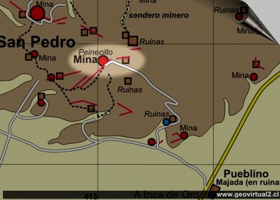 Ubicacion de la mina San Pedro de Cachiyuyo