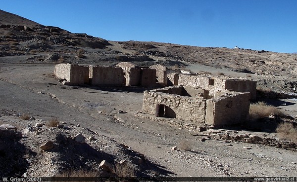 Lomas Bayas en Atacama - un pueblo minero