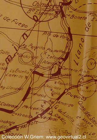 Mapa de 1919, Harding - sector Dulcinea