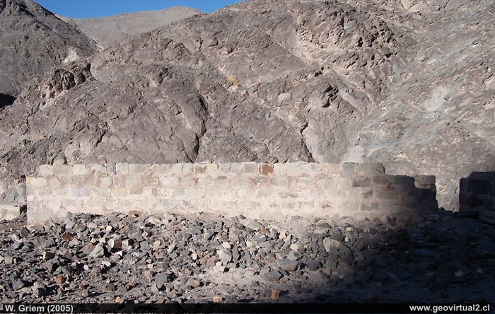 Ruinas de la mina Sofia en la Región de Atacama, Chile