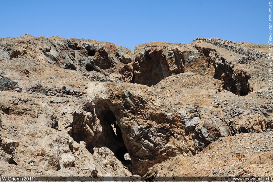 Die Buena Esperanza Silbermine bei Tres Puntas in der Atacama Wüste