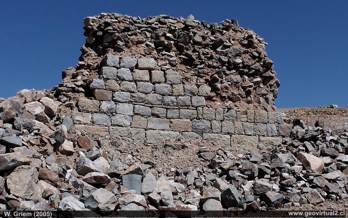 Ruinen der Mine Buena Esperanza im Distrikt Chimberos - Tres Puntas (Region Atacama / Chile)