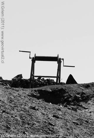 Minas de Algarrobo cerca Caldera en Atacama, Chile