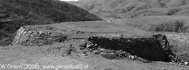 Malacate de la mina La Paraguya en Las Animas, Región de Atacama, Chile