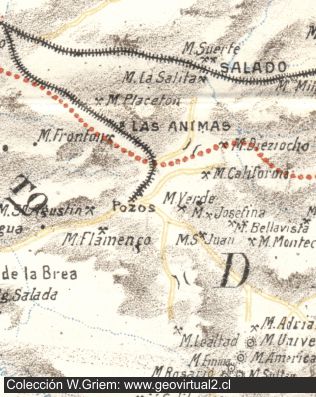 Mapa de Riso: Distrito Minero Los Pozos en Atacama