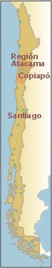 Lage der Atacama Region