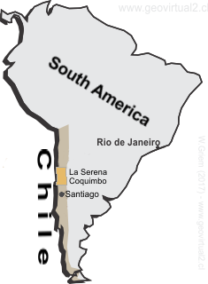 Carta ubicación Coquimbo, La Serena