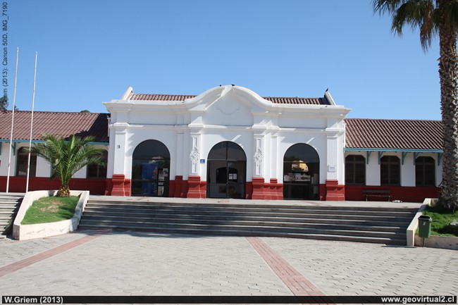Estación ferrocarril, Museo de historia en Ovalle, Región de Coquimbo