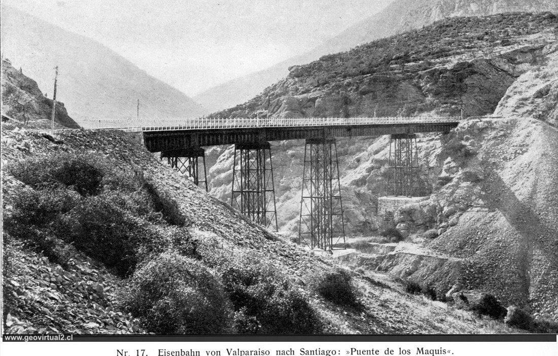 Viaducto de Maquis, Chile - 1909 Martin