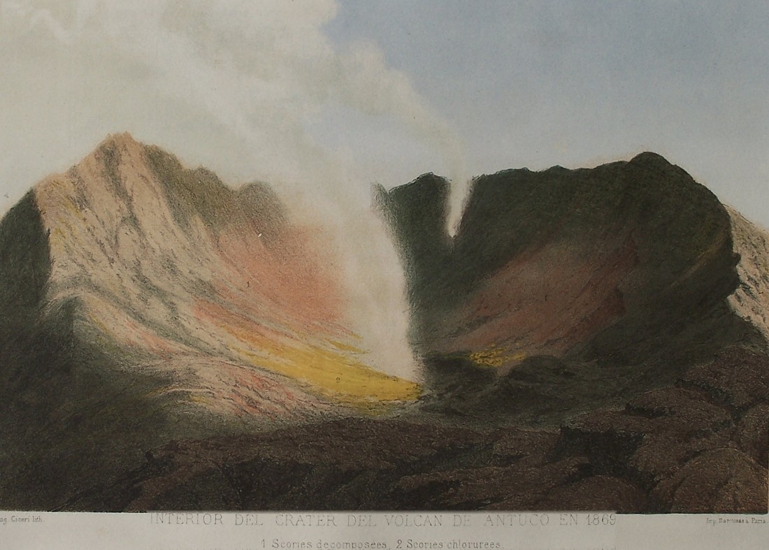 Volcan Antuco de A. Pissis 1885