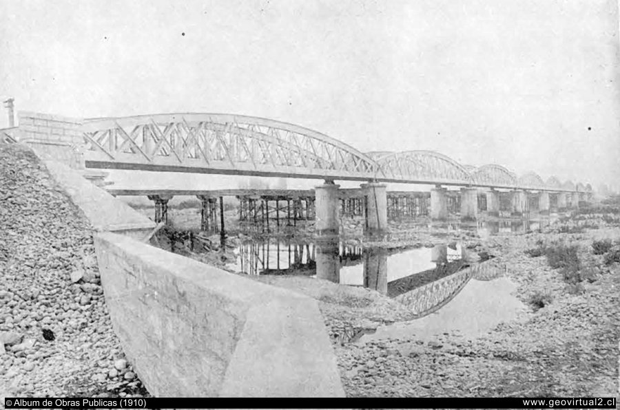 Puente ferroviario Archibueno en Chile (1910)