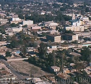 Vista a Copiapo desde Cerro de la Cruz en 1990